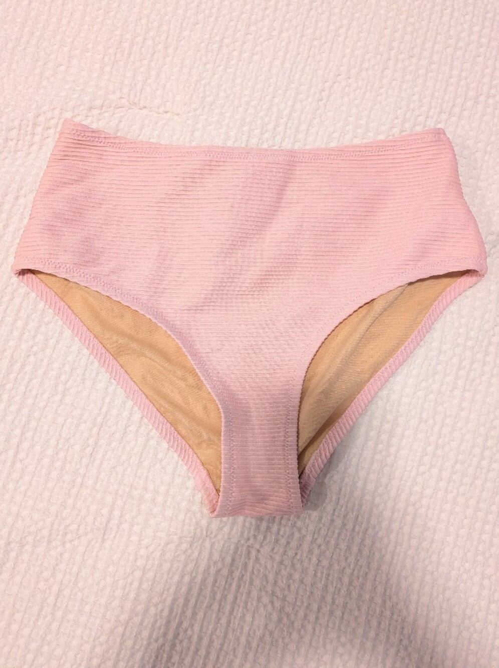 Old Navy Light Pink High-Rise Bikini Bottom